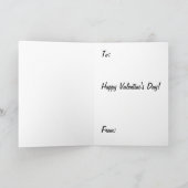 Leuke Kawaii Valentijnsdagkaart Kaart (Binnen)