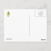 Leuke Kawaii verjaardagstaart Briefkaart (Achterkant)