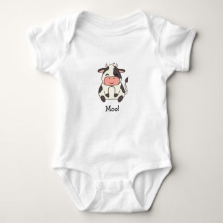 Leuke Kawaii Vriendelijke Koe Moo! Romper