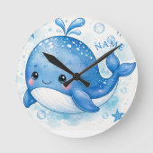 LEUKE KAWAII WALVIS RONDE KLOK (Voorkant)