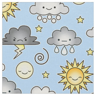 Leuke Kawaii Weer Wolken Klimaat Stof