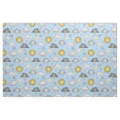 Leuke Kawaii Weer Wolken Klimaat Stof (Fat Quarter)
