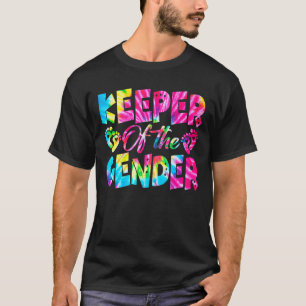 Leuke Keeper van de Gender Tie Dye Pink of Blue Ge T-shirt