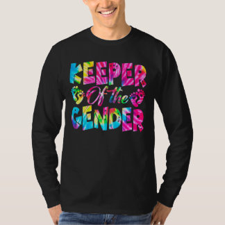 Leuke Keeper van de Gender Tie Dye Pink of Blue Ge T-shirt