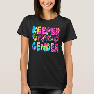 Leuke Keeper van de Gender Tie Dye Pink of Blue Ge T-shirt