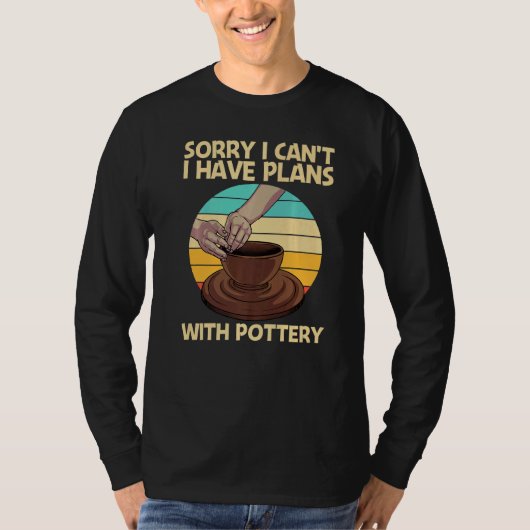 Leuke Keramiek Voor Mannen Vrouwen Aardewerk Pot T-shirt (Voorkant)