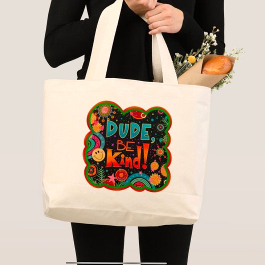 Leuke kerel Be Kind Inspirivity Canvas tas