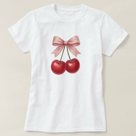 Leuke kers met Rebon T-shirt (Design voorkant)