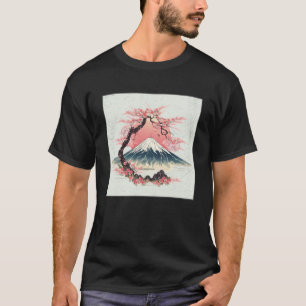 Leuke Kersenbloesem Illustratie Roze Vrouwen Kinde T-shirt