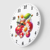 Leuke kersenliefhebbers keuken grote klok (Hoek)
