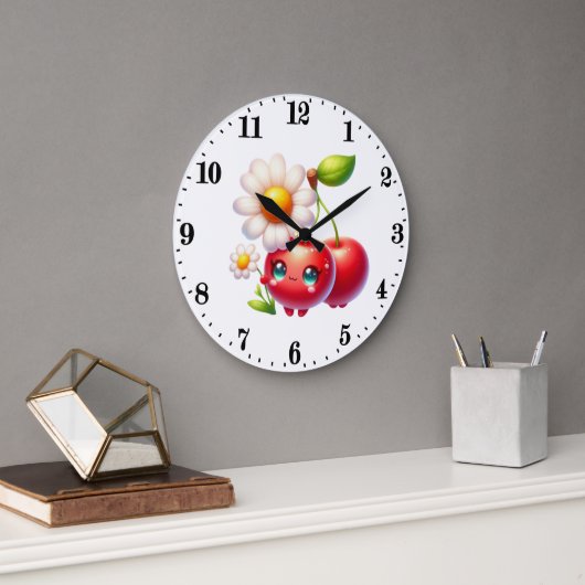 Leuke kersenliefhebbers keuken grote klok (Kantoor)