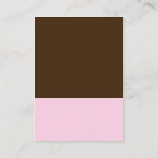 Leuke kersenzoete cupcake visitekaartjes (Achterkant)