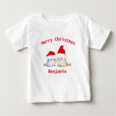Leuke kerst abstract waterverf baby zegels (Voorkant)