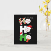 Leuke Kerst Baseball Pyjama Speler Bijpassende The Kaart (Gele Bloem)