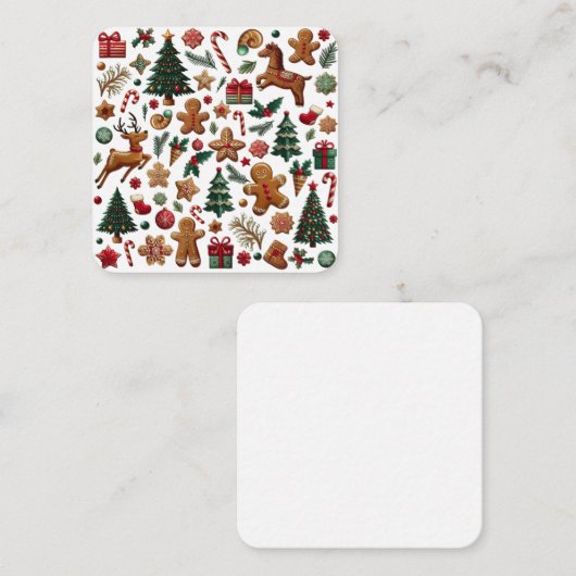 Leuke kerst behuizing Kaart (Voorkant / Achterkant)