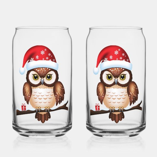 Leuke kerst blikvorm glas (Voorkant)