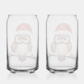 Leuke kerst blikvorm glas (Achterkant)