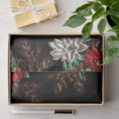 Leuke Kerst Bloempatroon Weefselpapier Tissuepapier (Geschenk)