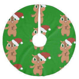 Leuke kerst Capybara Santa Claus Kerstboom Rok