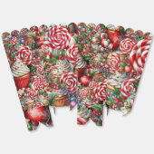 Leuke kerst cupcakes rode streep stokken bedankdoosjes (Ongevouwen)