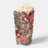 Leuke kerst cupcakes rode streep stokken bedankdoosjes (Popped)