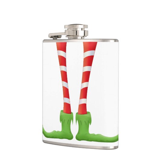 Leuke Kerst Elf Fun Bar Drink Gift Heupfles (Links)