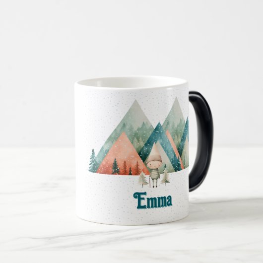 Leuke kerst elf mok (Voorkant rechts)