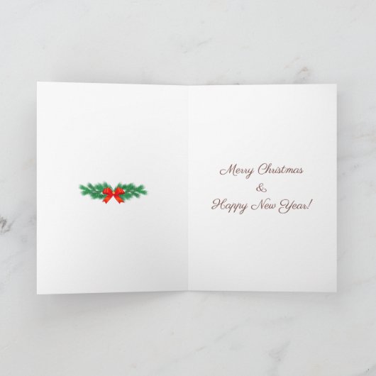 Leuke Kerst Elf op Ivoor Feestdagen Kaart (Binnen)