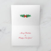 Leuke Kerst Elfen & Golden Stars Kaart (Binnen)