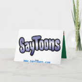 Leuke kerst! feestdagen kaart (Achterkant)