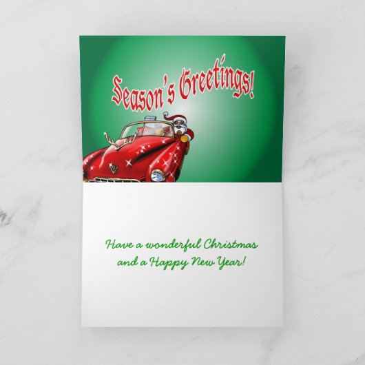 Leuke kerst! feestdagen kaart (Binnen)