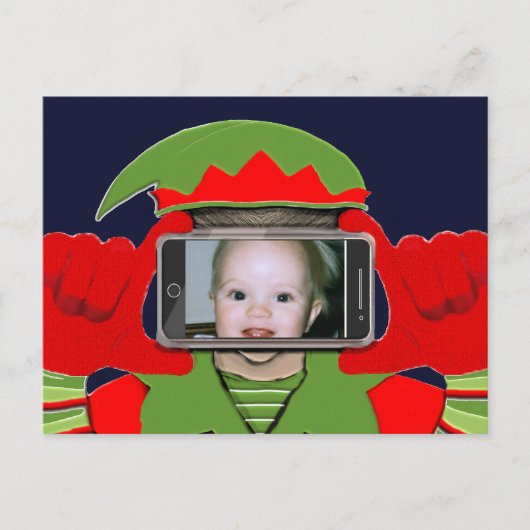 Leuke Kerst Foto Briefkaart (Voorkant)