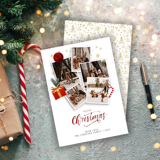 Leuke Kerst Foto Collage Feestdagenkaart