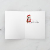 Leuke kerst, geen schepsel was aan het roeren kaart (Binnen)