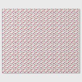 Leuke kerst Hot Chocolade Winter Vakantie Cadeaupapier (Vlak)