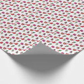 Leuke kerst Hot Chocolade Winter Vakantie Cadeaupapier (Hoek)