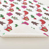 Leuke kerst Hot Chocolade Winter Vakantie Sherpa Deken (3/4)