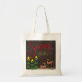 Leuke Kerst Inspirivity Grote Canvas tas (Voorkant)
