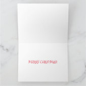 Leuke Kerst Kaart, Zingende Ezel Kaart (Binnen)