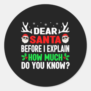 Leuke Kerst Kinderen Volwassenen Beste Sint Ik Kan Ronde Sticker