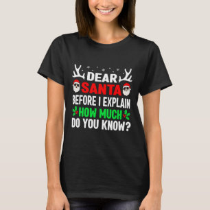 Leuke Kerst Kinderen Volwassenen Beste Sint Ik Kan T-shirt