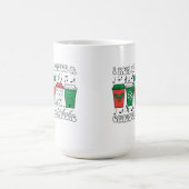 Leuke Kerst Koffie Gezegden op Feestbekers Koffiemok (Center)