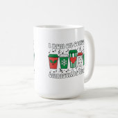 Leuke Kerst Koffie Gezegden op Feestbekers Koffiemok (Voorkant rechts)