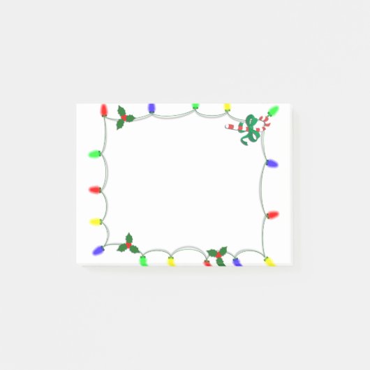 Leuke kerst Light boarder Post-it® Notes (Voorkant)