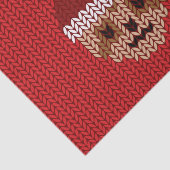 Leuke kerst luiaard op maat Merry Slothmas vakanti Tissuepapier (Detail)