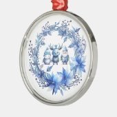 Leuke kerst maatjes metalen ornament (Links)