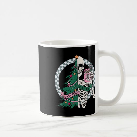 Leuke Kerst Mis Luk Mis Eng Skeleton Xma Koffiemok (Rechts)