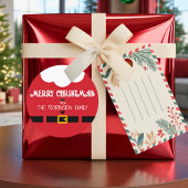 Leuke Kerst Mis Minimalistische Kerstman Kerstmis Ronde Sticker