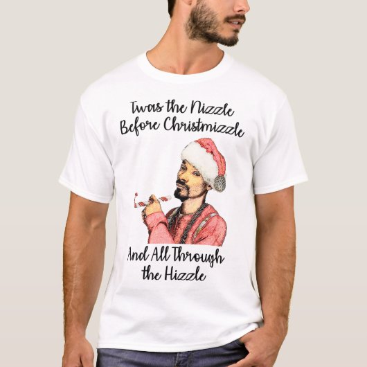 Leuke kerst Nizzle voor Chrismizzle T-shirt (Voorkant)