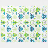 Leuke Kerst O Heilige Nacht Fleece Deken (Voorkant (Horizontaal))